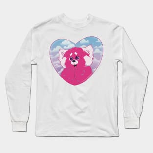 Lovely Red Panda Long Sleeve T-Shirt